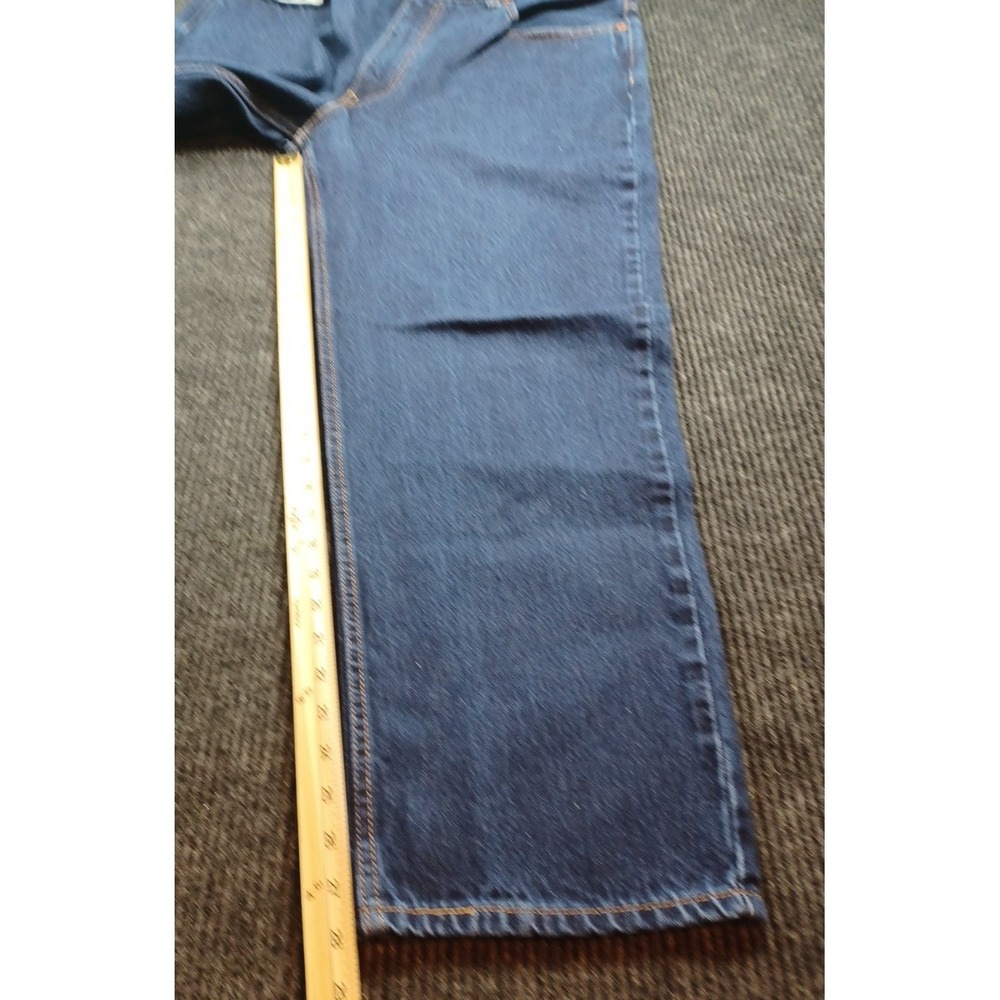 Levi's Men's 550 0216 Relaxed Heavyweight 40x30 Dark Blue Non-Stretch - Picture 4 of 6
